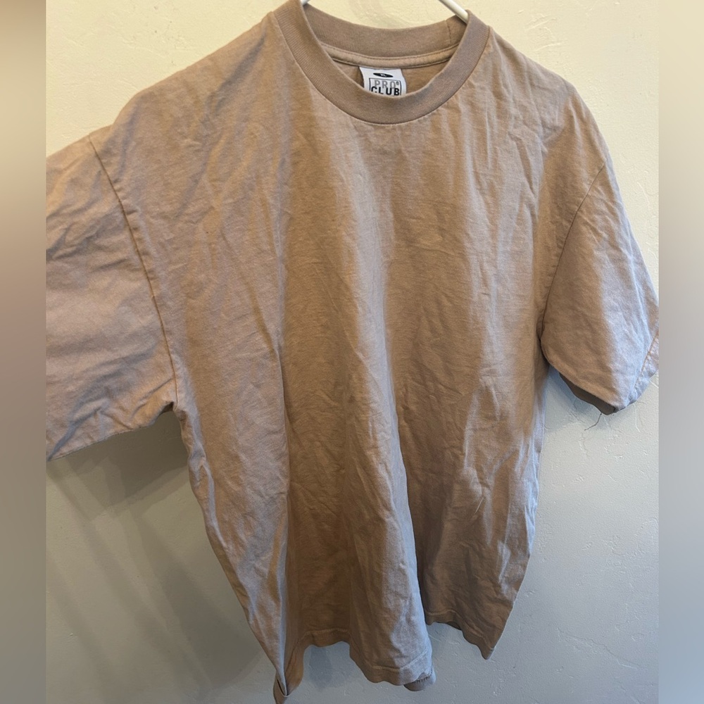 Tan pro club shirt
